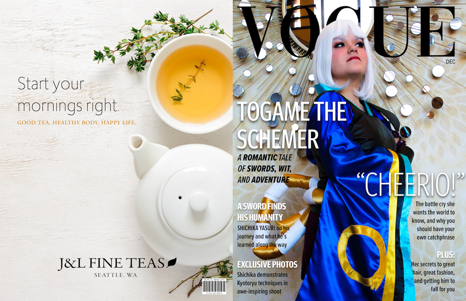 magazine editorial layout