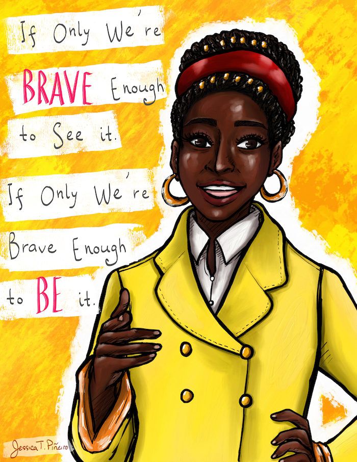 Amanda Gorman Illustration